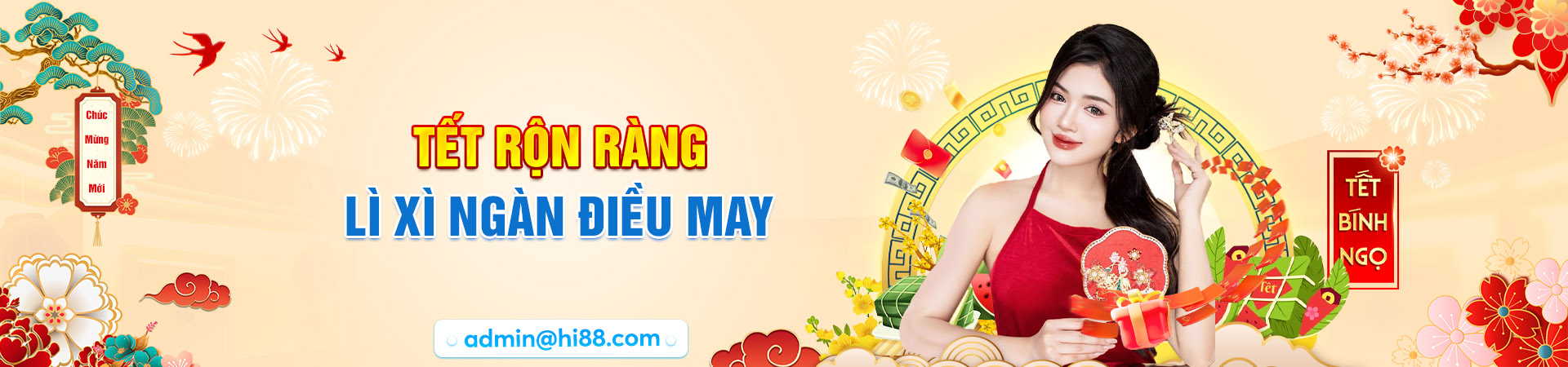 Banner tết rộn ràng